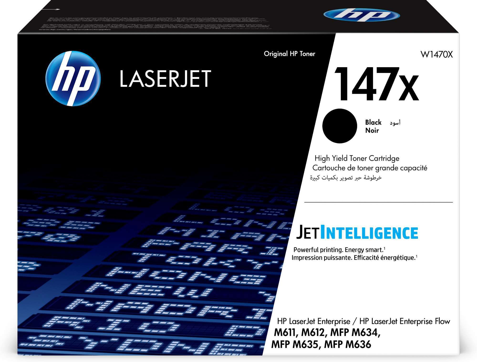 HP Original 147X Black High Capacity Toner Cartridge W1470X