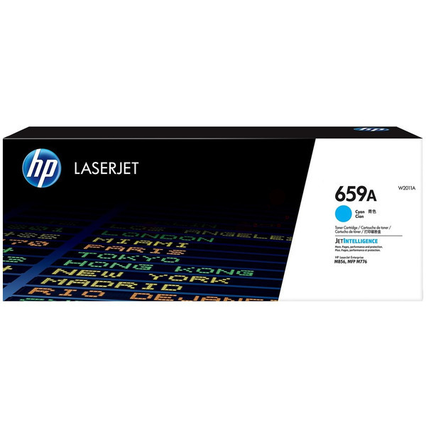 HP Original 659A Cyan Toner Cartridge W2011A