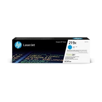 Original HP 219X Cyan High Capacity Toner Cartridge W2191X