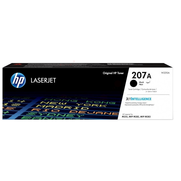 HP Original 207A Black Toner Cartridge W2210A