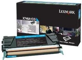 Lexmark Original X746A1CG Cyan Toner Cartridge