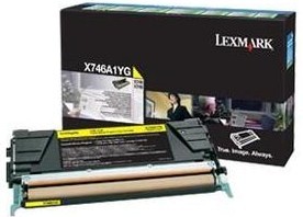 Lexmark Original X746A1YG Yellow Toner Cartridge