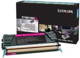 Original Lexmark X748H1MG Magenta High Capacity Toner Cartridge