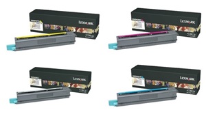 Lexmark Original X925H2 4 Colour Toner Cartridge Multipack (X925H2KG/CG/MG/YG)