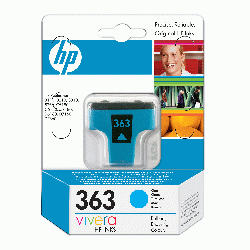 HP Original 363 (C8771E) Cyan Ink Cartridge
