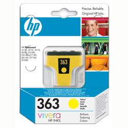 HP Original 363 (C8773E) Yellow Ink Cartridge
