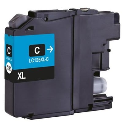 Brother LC125XL Compatible Cyan Ink Cartridge