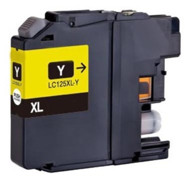 Brother LC125XL Compatible Yellow Ink Cartridge