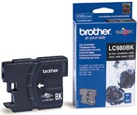 Original Brother LC980BK Black Inkjet Cartridge
