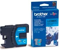 Original Brother LC1100C Cyan Inkjet Cartridge
