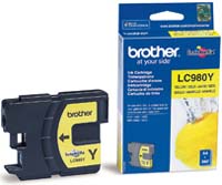 Original Brother LC980Y Yellow Inkjet Cartridge
