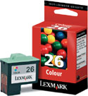 Lexmark Original 26 (10N0026) Colour Cartridge