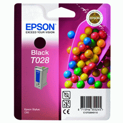 Original Epson T028 Black Ink Cartridge