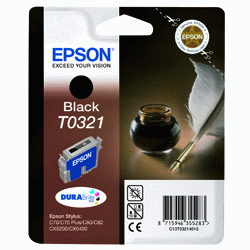 Epson Original T0321 Black Ink Cartridge
