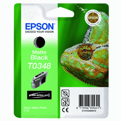 Original Epson T0348 Matt Black Ink Cartridge