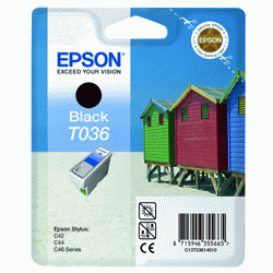 Original Epson T036 Black Ink Cartridge