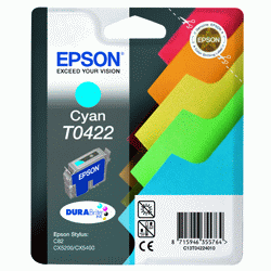 Epson Original T0422 Cyan Ink Cartridge
