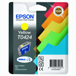 Original Epson T0424 Yellow Ink Cartridge