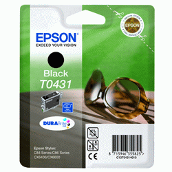 Original Epson T0431 Black Ink Cartridge (High Capacity)
