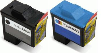 Dell T0529 High Capacity Black and T0530 High Capacity Colour Remanufactured Ink Cartridges (Series 1)
