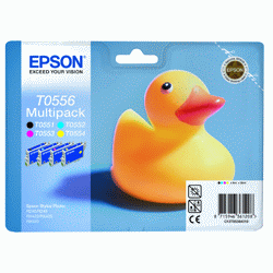 Epson Original T0556 4 Ink Cartridge Multipack BCMY
