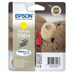 Original Epson T0614 Yellow Ink Cartridge