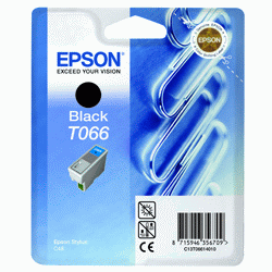 Epson Original T066 Black Ink Cartridge
