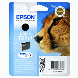 Epson Original T0711 Black Ink Cartridge
