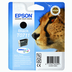 Epson Original T0711 Black Ink Cartridge
