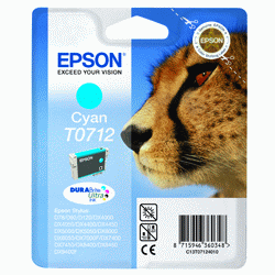 Epson Original T0712 Cyan Ink Cartridge
