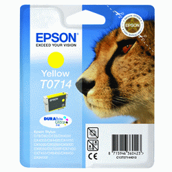 Epson Original T0714 Yellow Ink Cartridge
