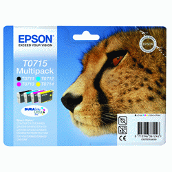 Original Epson T0715 Ink Cartridge Multipack