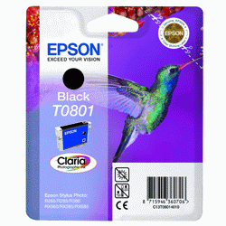 Epson Original T0801 Black Ink Cartridge

