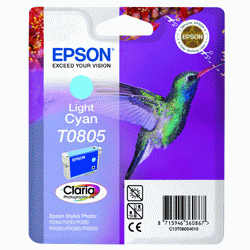 Epson Original T0805 Light Cyan Ink Cartridge
