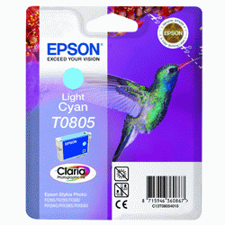 Epson Original T0805 Light Cyan Ink Cartridge
