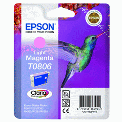 Epson Original T0806 Light Magenta Ink Cartridge
