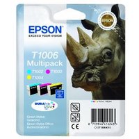 Original Epson T1006 3-Colour Multipack Ink Cartridges