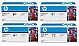 HP Original CE27 Toner Cartridge Multipack (Black/Cyan/Magenta/Yellow)